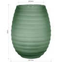 Ver imagem 3 de Vaso Decorativo Enfeite 22x17x17cm Vidro Verde Sanvalero