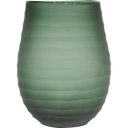 Ver imagem 1 de Vaso Decorativo Enfeite 22x17x17cm Vidro Verde Sanvalero