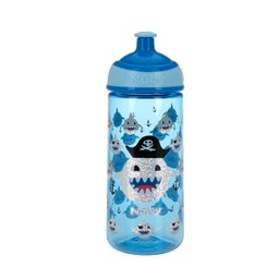 GARRAFA SQUEEZE GLITTER Baby Shark 540 ML NUBY SUPER SLURP 18M+ - 1