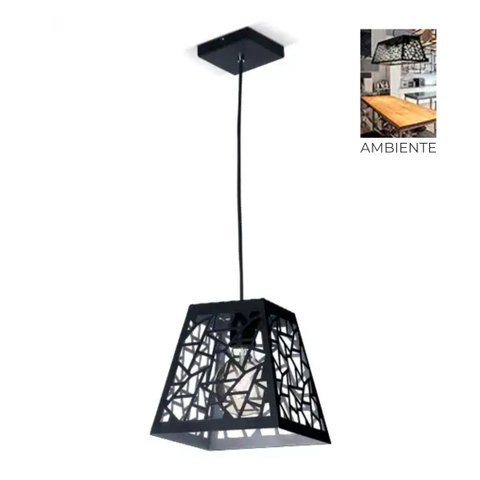 Pendente Industrial Mesa Bancada Passa Prato Cabeceira de Cama Palacio Iluminação Branco