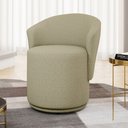 Ver imagem 2 de Poltrona Orgânica Living Mavi Fixa Linho Bege - Abmaza
