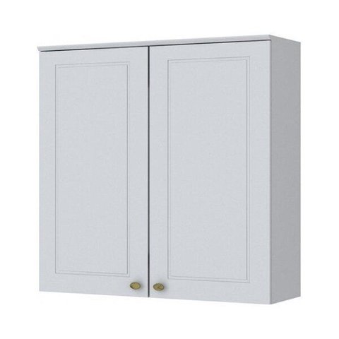 Armário Aéreo 2 Portas 80cm Americana Branco Hp - Móveis Henn