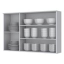 Ver imagem 2 de Armário Aéreo 3 portas 120cm Americana Branco HP - Móveis Henn