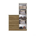 Ver imagem 3 de Cômoda com Espelho 4 Gavetas 1 Porta Cancun Espresso Móveis