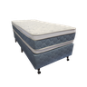 Cama Box + Colchão Castor Solteiro Five Star Air Double Face Pocket 100x200x61cm - 1