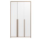 Ver imagem 4 de Guarda-Roupas de Bebê 3 Portas Modulado Marrom/Branco/Mel