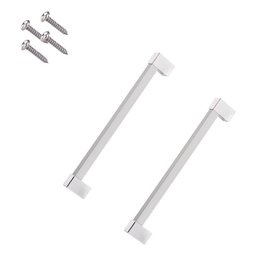 Kit 2 Puxador Alumínio Móveis Gaveta Armário Cozinha 256mm - 1
