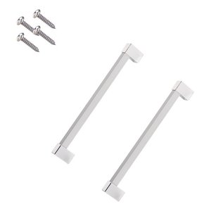 Kit 2 Puxador Alumínio Móveis Gaveta Armário Cozinha 256mm