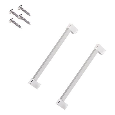 Kit 2 Puxador Alumínio Móveis Gaveta Armário Cozinha 256mm