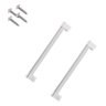 Kit 2 Puxador Alumínio Móveis Gaveta Armário Cozinha 256mm - 1
