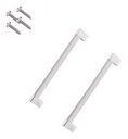 Ver imagem 1 de Kit 2 Puxador Alumínio Móveis Gaveta Armário Cozinha 256mm