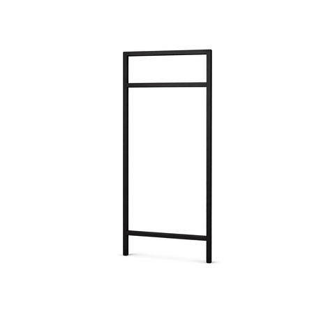 Ki 2 Pés para Móveis em Metalon 20x20 Aço Carbono:preto