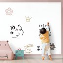 Ver imagem 7 de Kit 3 Papel de Parede Adesivo Pvc Quadro Branco com Marcador 2 Metros