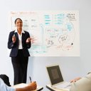 Ver imagem 5 de Kit 3 Papel de Parede Adesivo Pvc Quadro Branco com Marcador 2 Metros