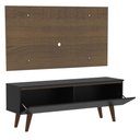 Ver imagem 5 de Rack Madesa Le Mans e Painel para Tv até 55 Polegadas 2 Portas - Rustic/preto