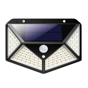 Luminária Solar Sensor de Movimento Presença Parede LED 3 Funçoes Lâmpada Prova D'Água Iluminaç