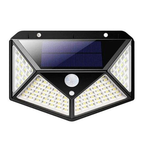 Luminária Solar Sensor de Movimento Presença Parede LED 3 Funçoes Lâmpada Prova D'Água Iluminaç