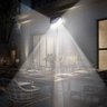 Luminária Solar Sensor de Movimento Presença Parede LED 3 Funçoes Lâmpada Prova D'Água Iluminaç - 3