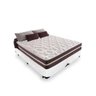 Cama Box Queen Preto + Colchão de Molas - Anjos - Classic Superlastic - 158x198x57cm - 1