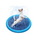 Ver imagem 2 de Tapete Piscina Chafariz Inflável Espirra Água para Pet ou Crianças