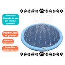 Ver imagem 4 de Tapete Piscina Chafariz Inflável Espirra Água para Pet ou Crianças