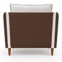 Ver imagem 5 de Kit 2 Poltronas Aviv para Sala Escritório Recepção Linho Premium Easy Clean Corino Premium Luxo