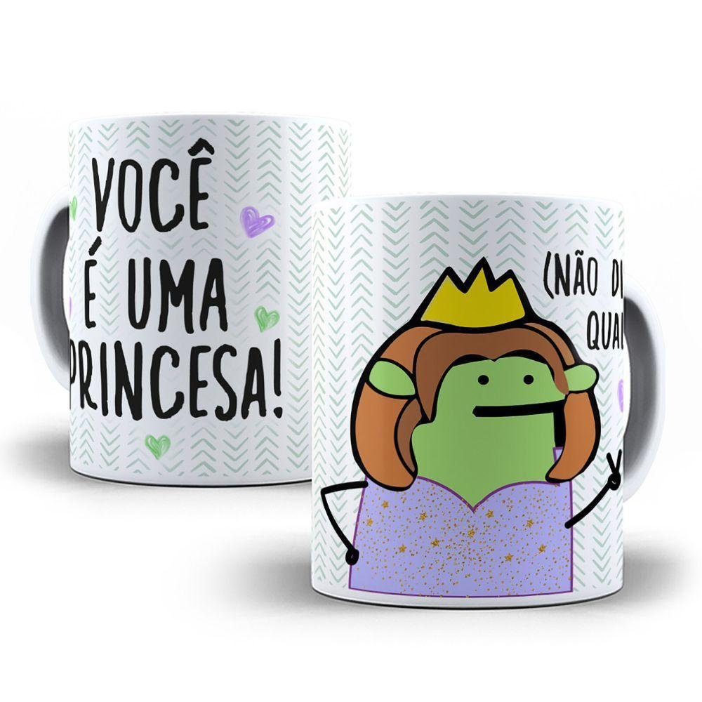 Caneca Trolagem Flork Bentô Você É Uma Princesa