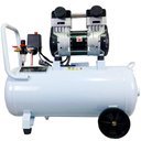 Ver imagem 4 de Compressor de Ar Portátil 10,6 Pés 2 Hp 50 Litros Silencioso Isento de Óleo 1500-50l Compbrasil-