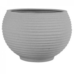 Vaso para Plantas Redondo em Polietileno 34 Esfera Latticce 27x23cm Japi - 1