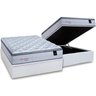 Cama Box Baú Casal: Colchão Espuma Orthocrin Viscoelástico Serenity Pur Euro Pillow + Base CRC Coura - 1