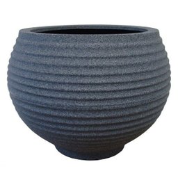 Vaso para Plantas Redondo em Polietileno 34 Esfera Latticce 27cmx23cm Japi - 1