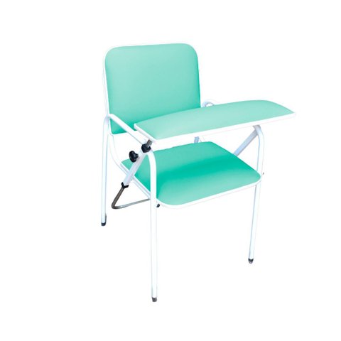 Cadeira Coleta Standard com Braço Frontal Verde Bebê