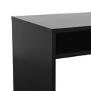 Ver imagem 4 de Escrivaninha Duna em Mdf Laqueado com Nicho - Preto