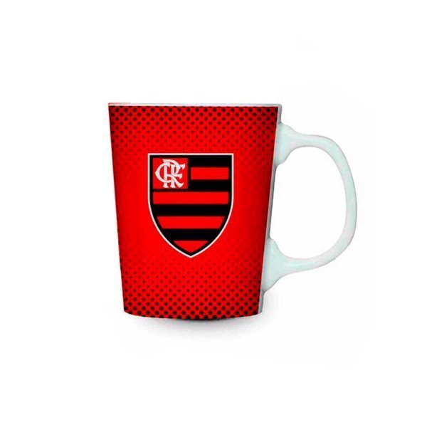 Caneca Porcelana Premium - Flamengo Vermelha - 1