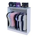 Ver imagem 3 de Kit Expositor com Armários Provador Balcões e Arara 9 Peças