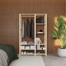 Estante Para Comércio Moderno MUEBLES DESIGN Arara de roupas pinus multiuso - 1