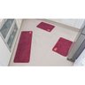 Tapete 3 Peças Cotton Aplique Vermelho - Decor.All - 1