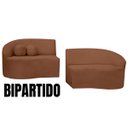 Ver imagem 5 de Sofá Orgânico Palermo 4 Lugares 210cm Bouclê - Sofa Store:bouclê Terracota