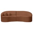 Ver imagem 1 de Sofá Orgânico Palermo 4 Lugares 210cm Bouclê - Sofa Store:bouclê Terracota