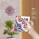 Ver imagem 3 de Mandala Tile - Quadros ou Placas Modulares com 9 Peças