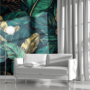 Ver imagem 1 de Papel de Parede Painel Folhas Tropical