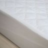 Capa Protetor de Colchão Impermeável Matelada com Elástico Branca para Cama Solteiro - 2