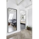 Ver imagem 5 de Espelho Corpo Inteiro Retangular com Moldura em Alumínio Preto 120x60cm