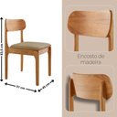 Ver imagem 3 de Sala de Jantar Mesa Ballare 135cm Tampo Laminado Redondo com 4 Cadeiras Star
