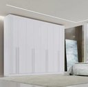 Ver imagem 1 de Guarda Roupa Daymond 8 Portas Ripado 100%mdf D Doro Móveis