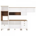 Ver imagem 3 de Cozinha Completa Iluminata 7 Portas 4 Gavetas Branco/ébano - Genialflex