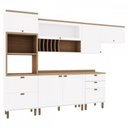 Ver imagem 2 de Cozinha Completa Iluminata 7 Portas 4 Gavetas Branco/ébano - Genialflex