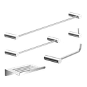 Ver imagem 1 de Kit de Acessórios para Banheiro Alto Brilho 5 Peças 2180or Grego Metal
