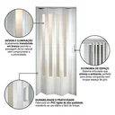 Ver imagem 5 de Porta Sanfonada de PVC Translucido 210cm x 60cm Plastporta Bcf Branco