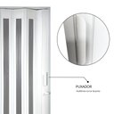 Ver imagem 7 de Porta Sanfonada de PVC Translucido 210cm x 60cm Plastporta Bcf Branco
